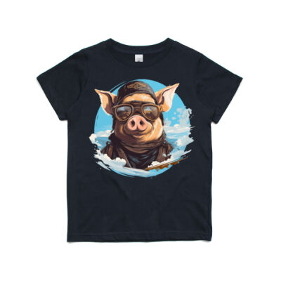 Pigs Fly — Kid's Shirt Thumbnail