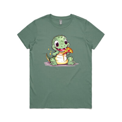 Pizza Croc Too — Lady's T-Shirt Thumbnail