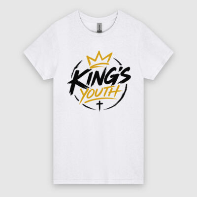 Kings Youth — Women's White Tee Thumbnail