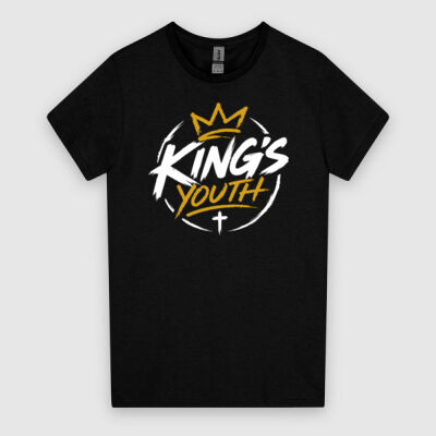 Kings Youth — Women's Black — Tee Thumbnail