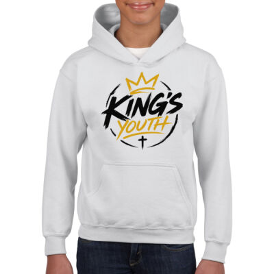 Kings Youth — Youth Hoodie — White Thumbnail